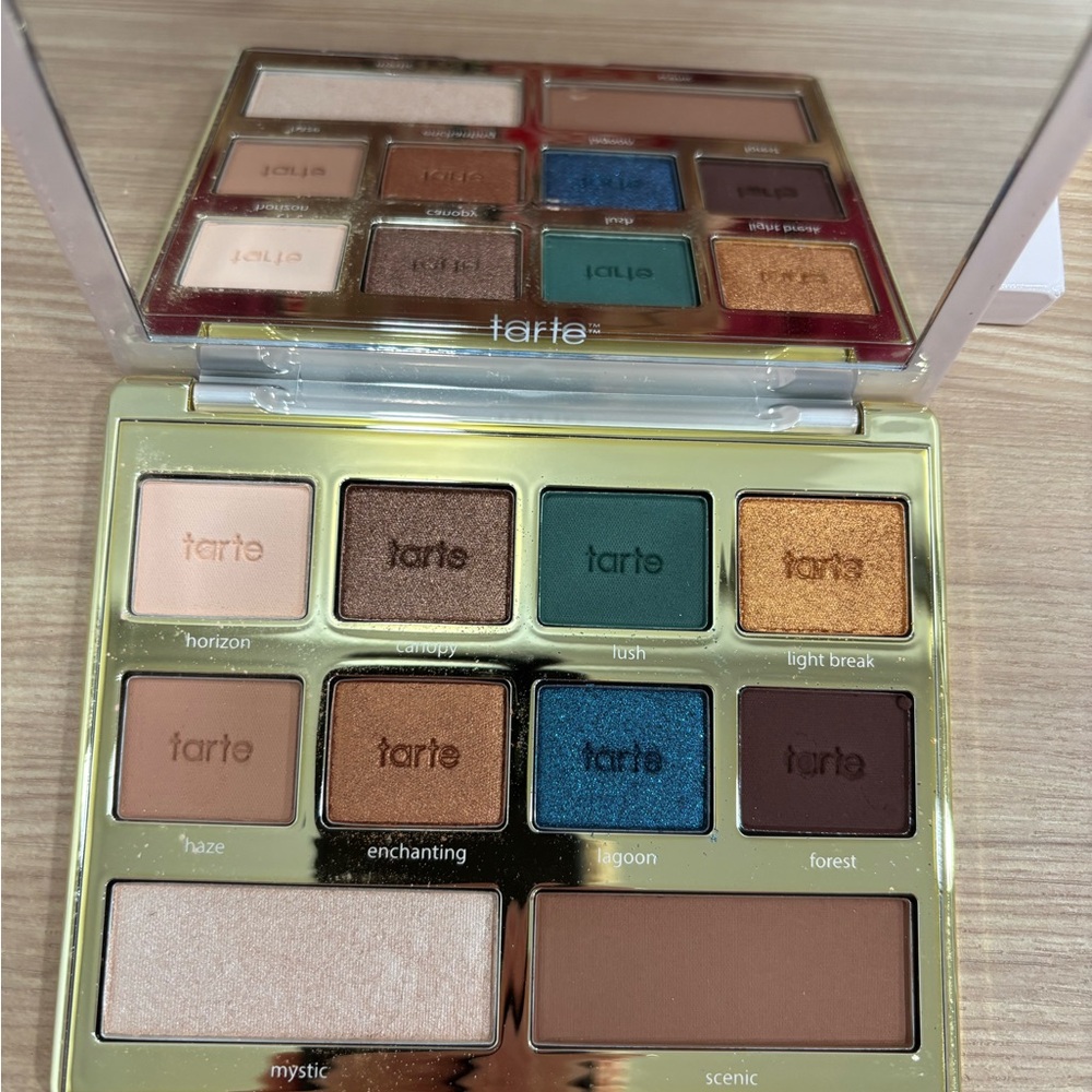 Tarte “Glamazon” Eyeshadow/Face Palette — Gold, Teal, Blue, Brown,  NWT $20